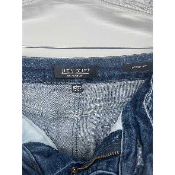 Judy Blue Dark Wash Skinny Jeans Size 15/32 - Picture 2 of 7
